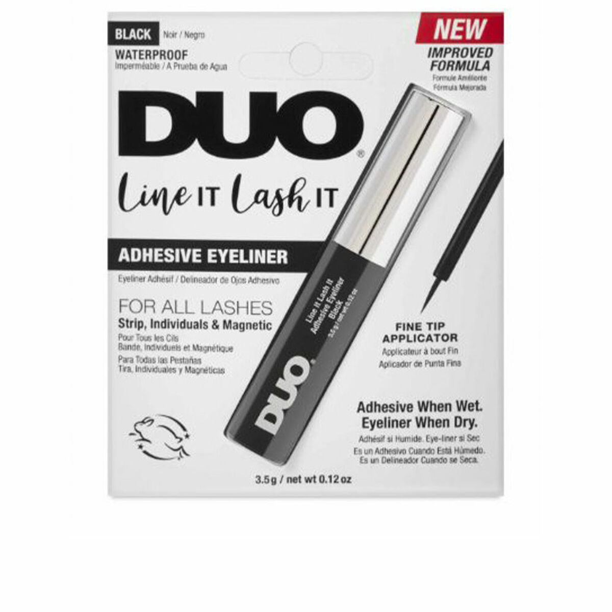 False Eyelash Applicator Ardell Pro Duo Adhesive Eyeliner Adhesive Black 3,5 g