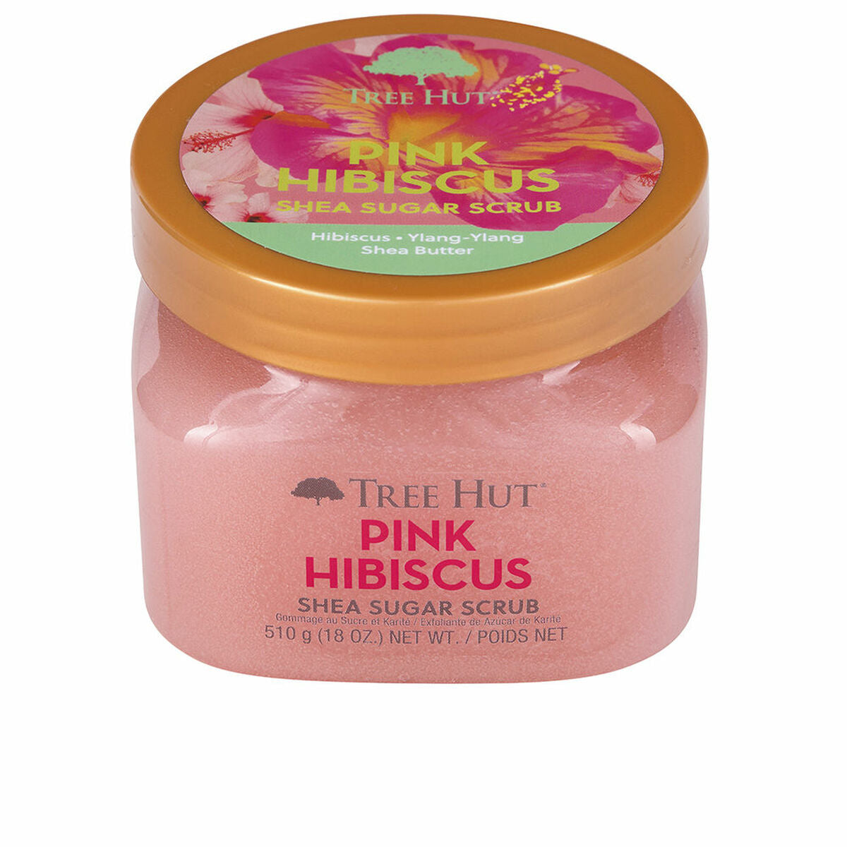 Body Exfoliator Tree Hut Pink Hibiscus 510 g Tree Hut