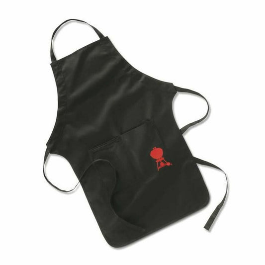 Apron with Pocket Weber 6474 Black Cotton