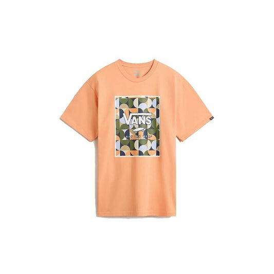 Men’s Short Sleeve T-Shirt Vans MN CLASSIC PRINT BOX VN0A5E7YD051 Orange