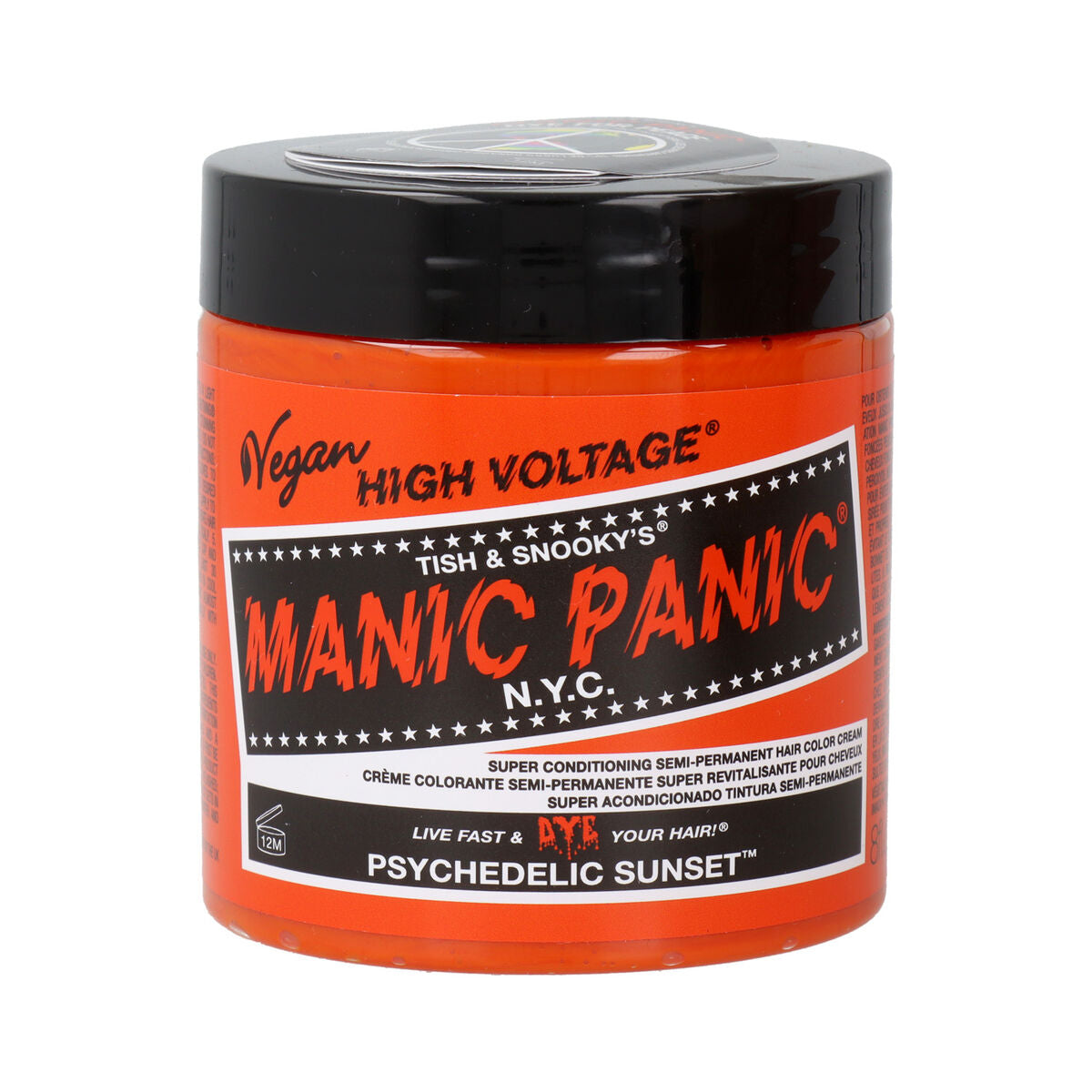 Semi-permanent Colourant Manic Panic Panic High Orange Vegan (237 ml) Manic Panic