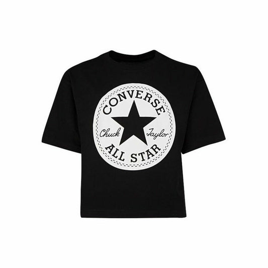 Short Sleeve T-Shirt Signature  Converse  Chuck Patch Boxy Black