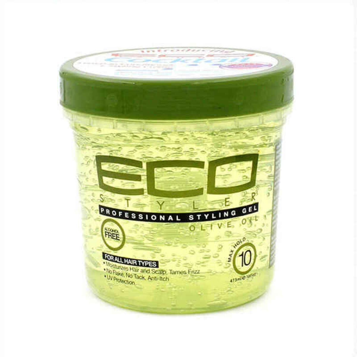 Medium hold fixing gel Eco Styler Styler Styling 473 ml Olive Oil Eco Styler