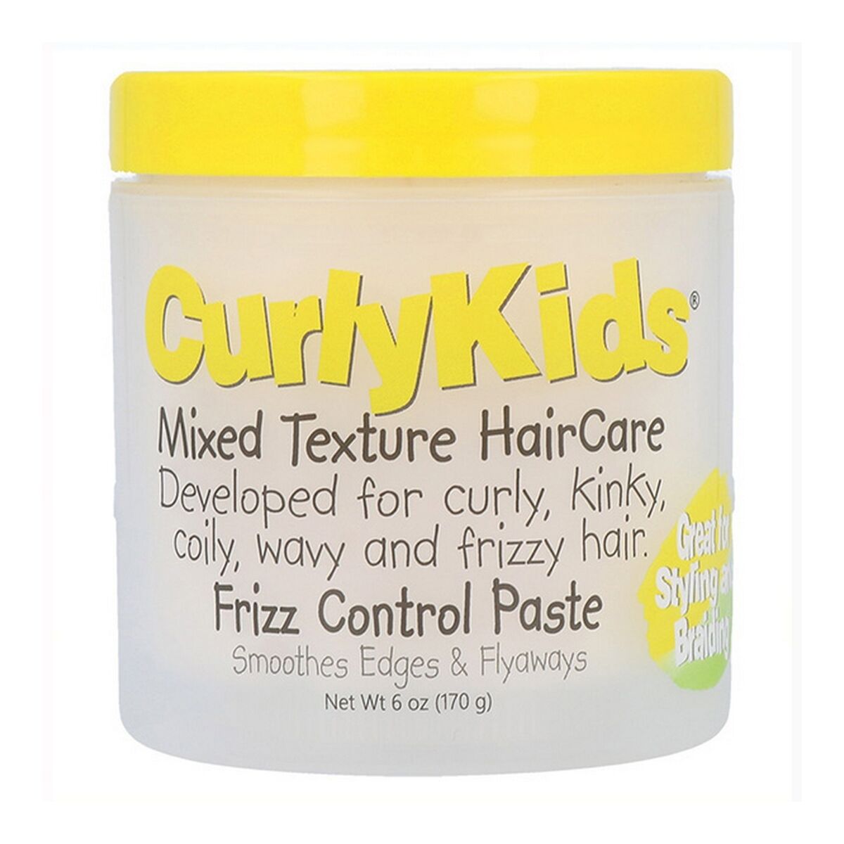 Styling Cream Curly Kids HairCare Frizz Control Frizzy Hair (170 g) Curly Kids