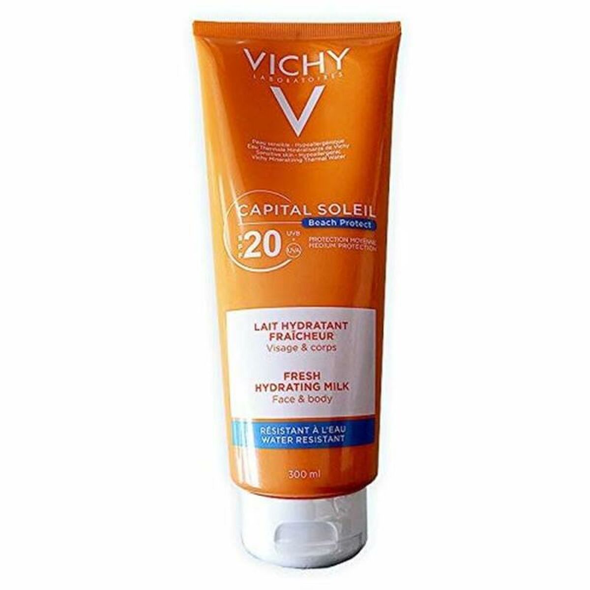 Sun Block Capital Soleil Fresh Hydrating Milk Vichy SPF 20 (300 ml) Vichy