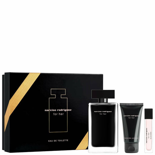 Women's Perfume Set Narciso Rodriguez EDT For Her 3 Pieces Narciso Rodriguez