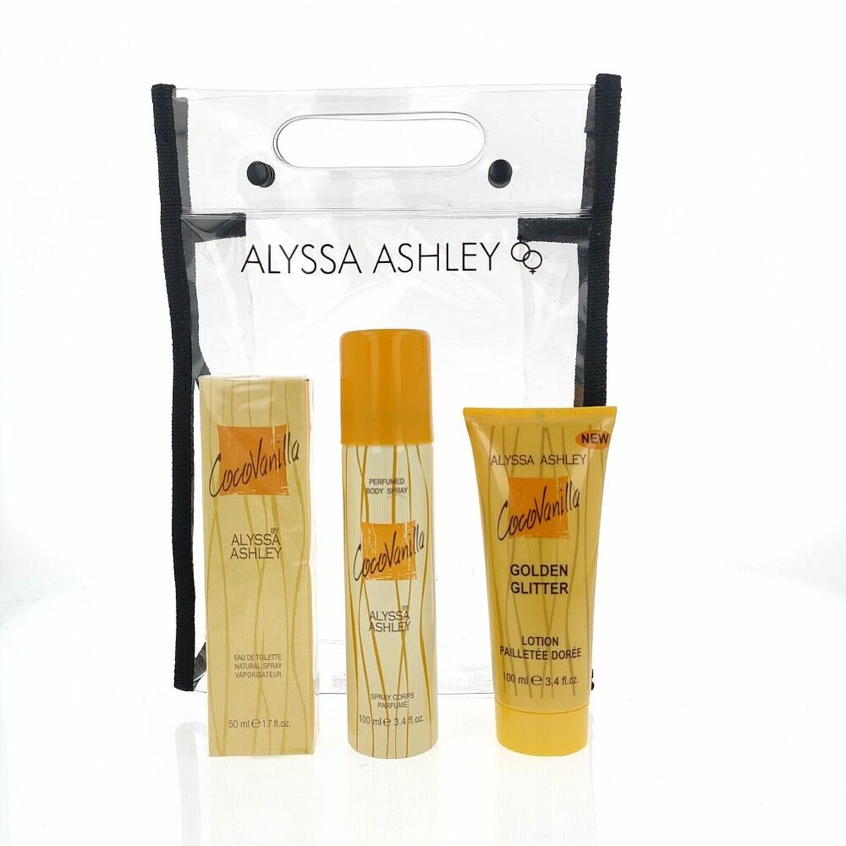 Women's Perfume Set Alyssa Ashley EDT 3 Pieces byKim Alyssa Ashley