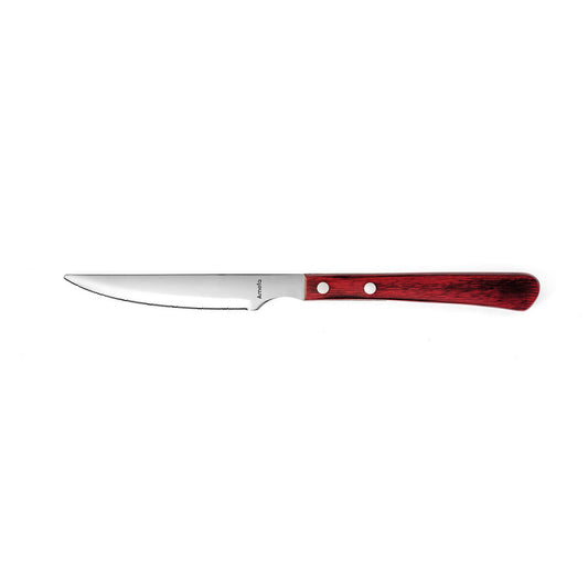 Knife for Chops Amefa Brasero Brown Metal 12 Units 24 cm (Pack 12x)