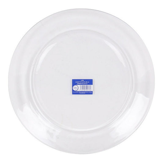 Flat Plate Duralex Lys Transparent Ø 28 x 28 x 2,5 cm