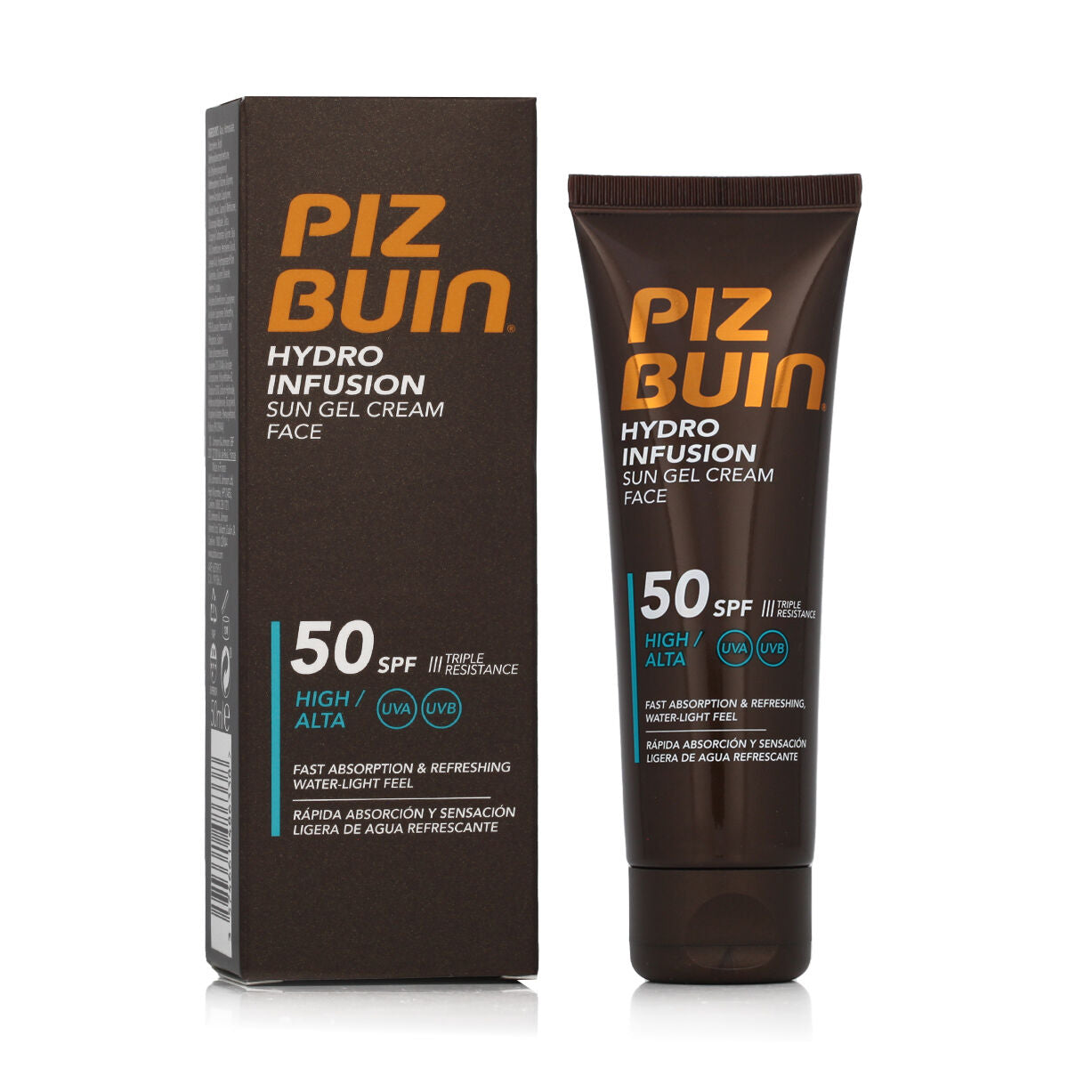 Facial Sun Cream Piz Buin Hydro Infusion Spf 50 100 ml Piz Buin