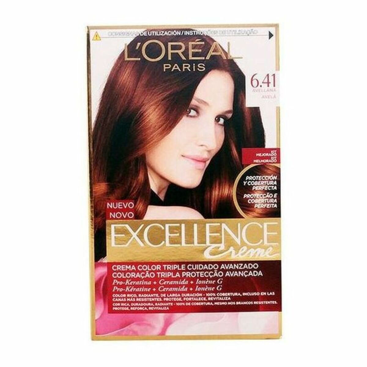 Permanent Dye Excellence L'Oreal Make Up Excellence Nº 9.0-rubio muy claro Nº 8.0-rubio claro 192 ml LOreal Make Up