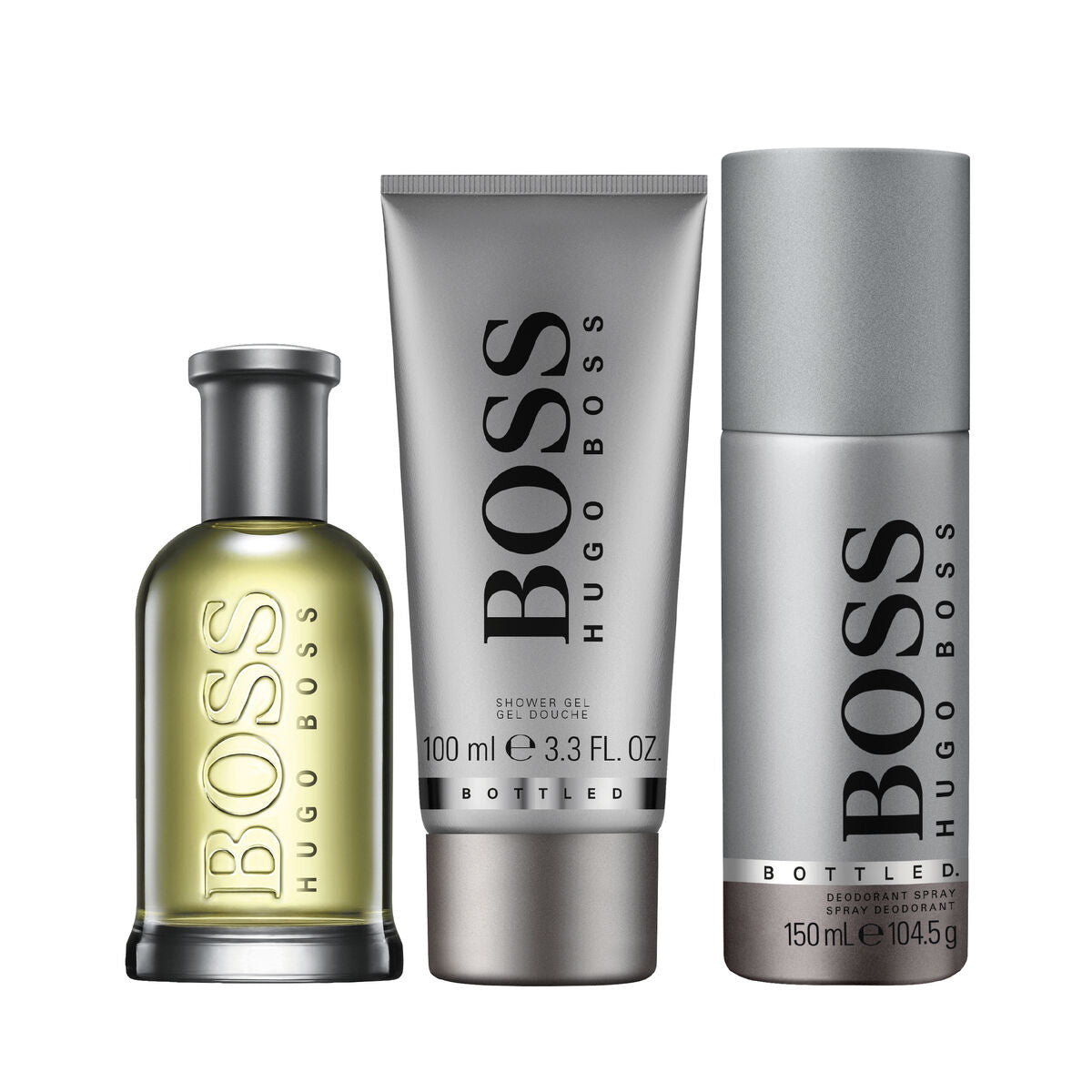 Men's Perfume Set Hugo Boss Bottled No 6 3 Pieces Hugo Boss