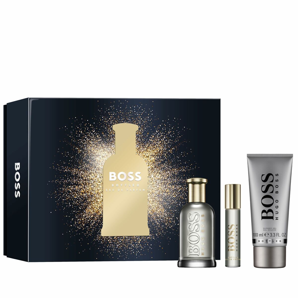 Men's Perfume Set Hugo Boss EDP Boss Bottled 3 Pieces Hugo Boss