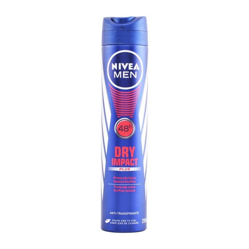 Spray Deodorant Men Dry Impacto Nivea Nivea