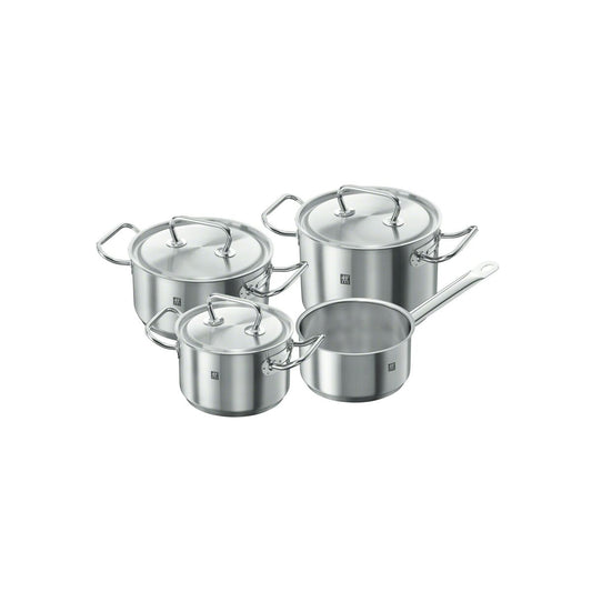 Saucepans Zwilling 40901-000-0 Steel Ø 20 cm Ø 16 cm 1,5 L 2 L 4 L 4 Pieces (4 Units)