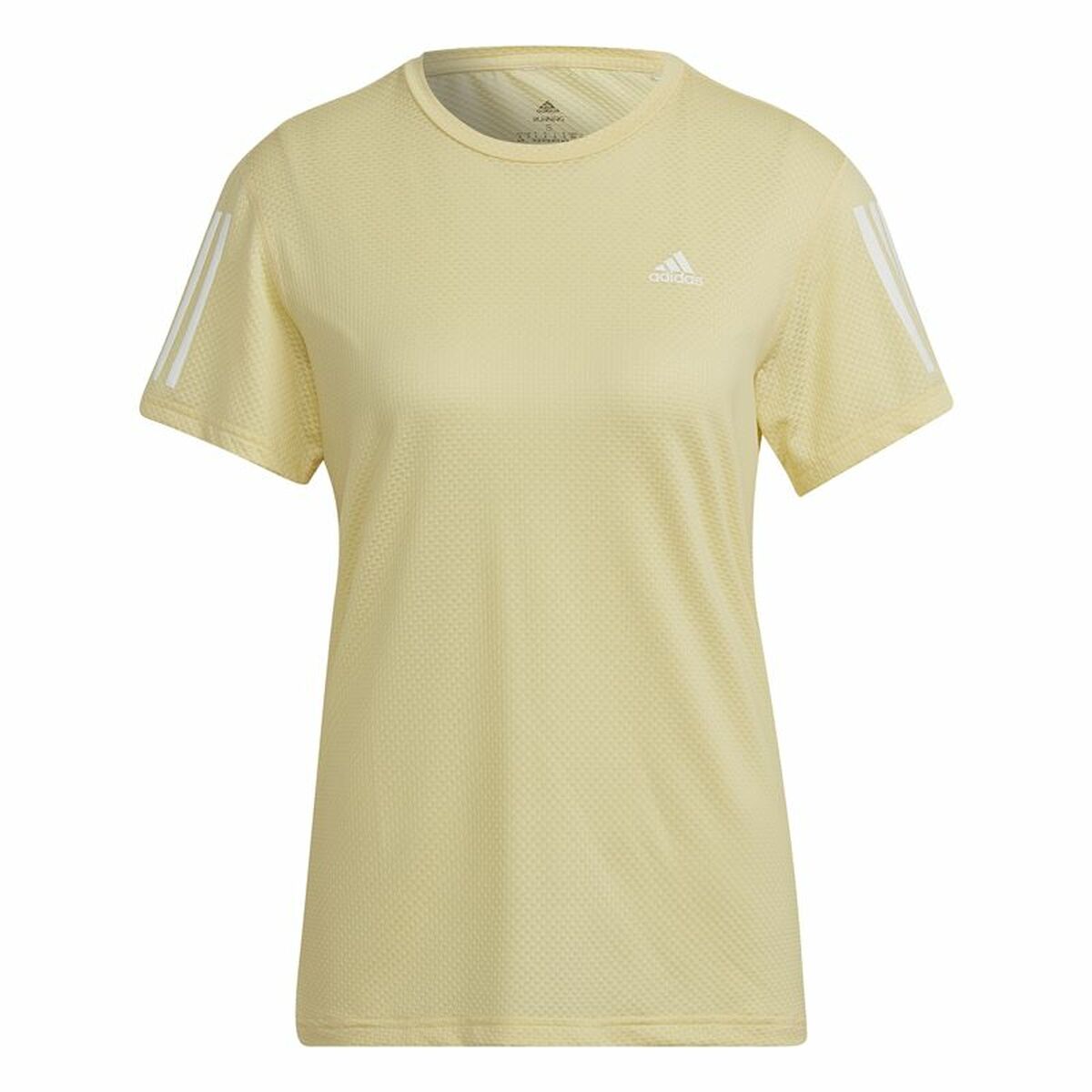 Women’s Short Sleeve T-Shirt Adidas Own Cooler Yellow Adidas