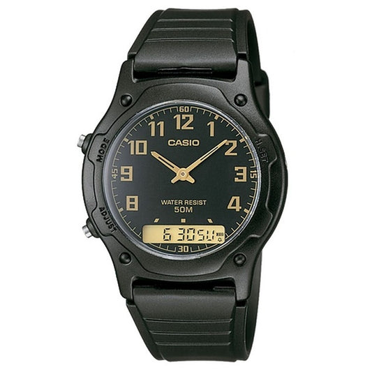 Unisex Watch Casio AW-49H-1BVEF Black (Ø 39 mm)