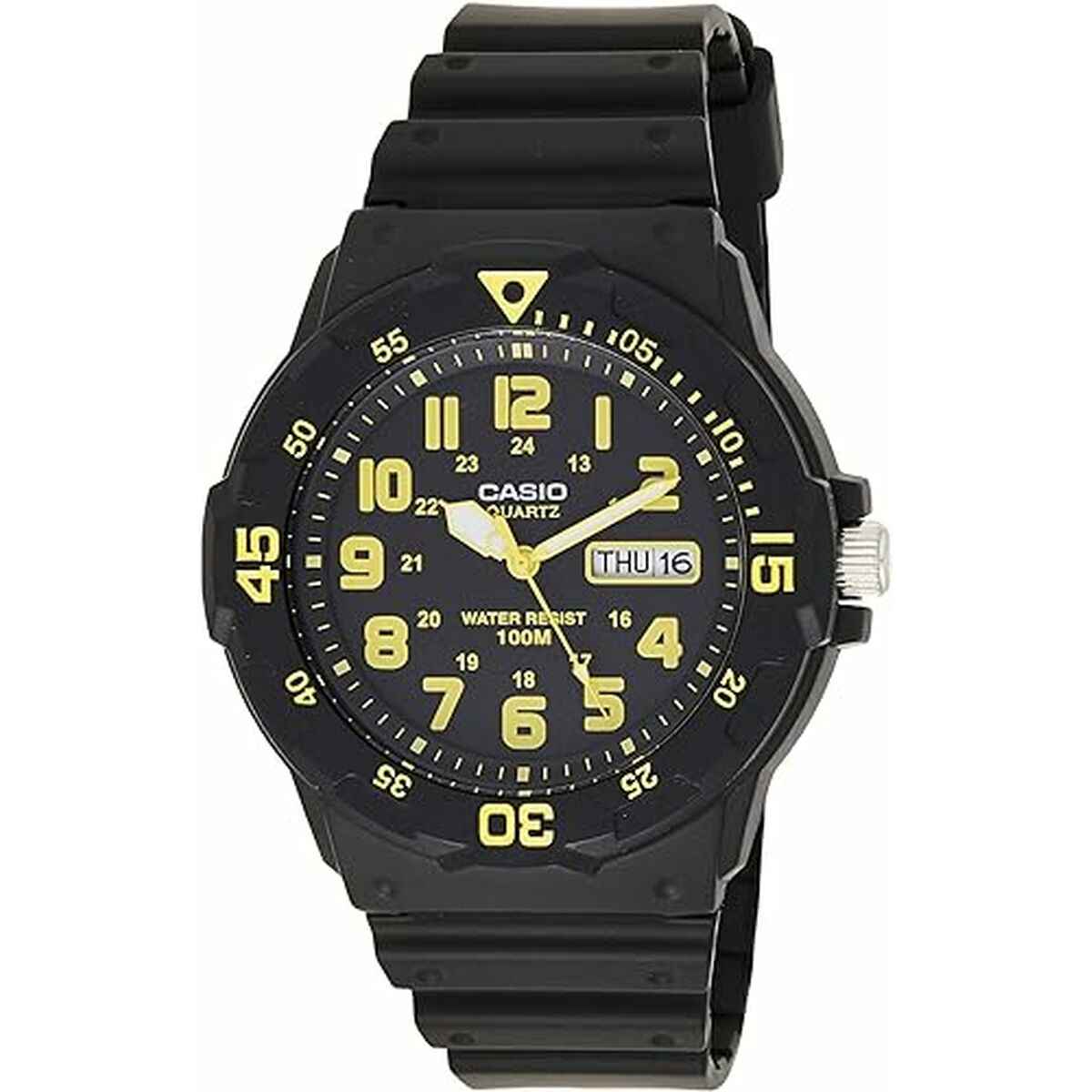 Men's Watch Casio MRW-200H-9BVDF Black (Ø 47 mm) Casio