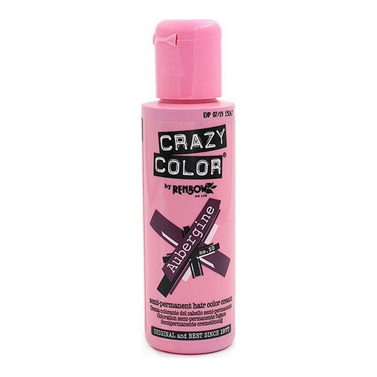 Semi-Permanent Tint Aubergi Crazy Color 002240 Nº 50 Crazy Color