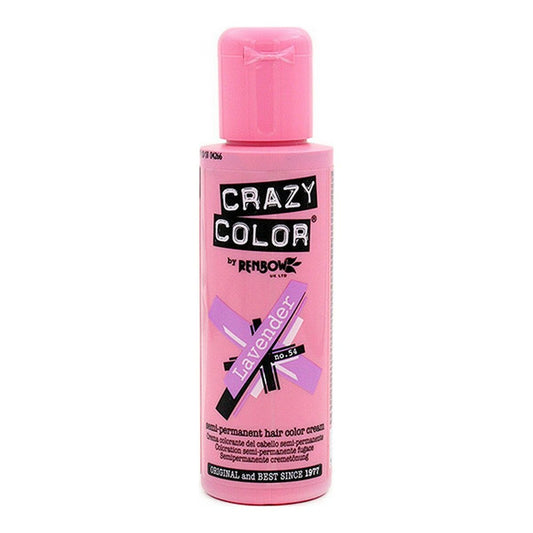 Semi-Permanent Tint Lavender Crazy Color Nº 54 (100 ml) Crazy Color