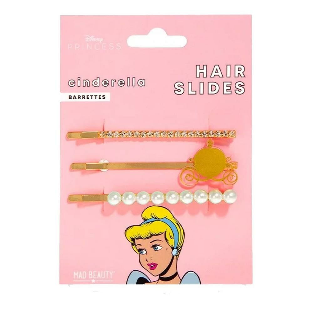 Hairpin Mad Beauty DIsney Princess Cinderella Golden (3 pcs) Mad Beauty