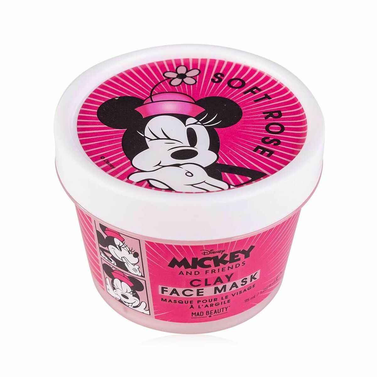 Facial Mask Mad Beauty Disney M&F Minnie Pink Clay (95 ml) Mad Beauty