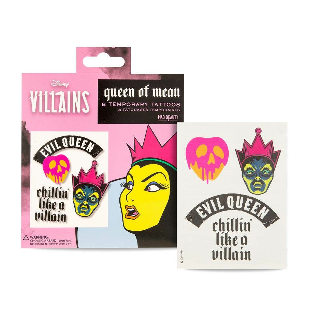 Temporary Tattoos Mad Beauty Disney Villains Evil Queen Mad Beauty