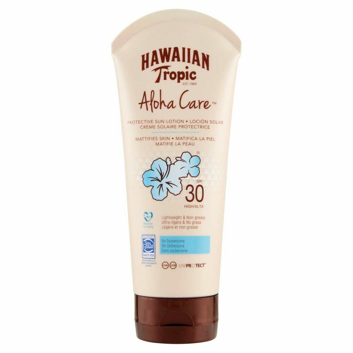 Sun Lotion Hawaiian Tropic Aloha Care SPF 30 Mattifying finish (180 ml) Hawaiian Tropic