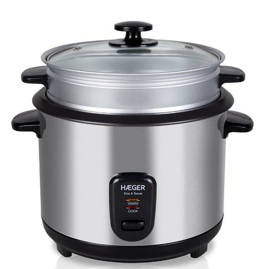 Rice Cooker Haeger RC-18L.001A Grey