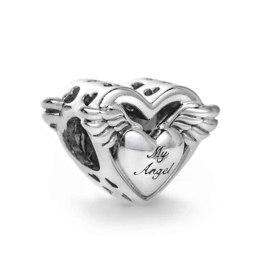 Woman's charm link Pandora ANGEL WINGS & MUM Pandora