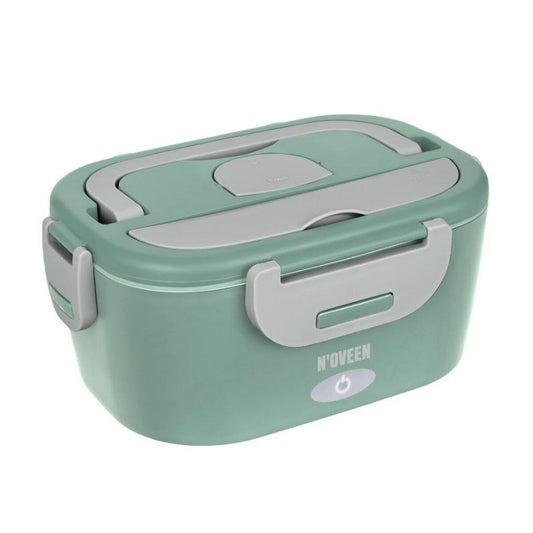 Electric Lunch Box N'oveen LB725 Green Grey 1,1 L 2 Pieces