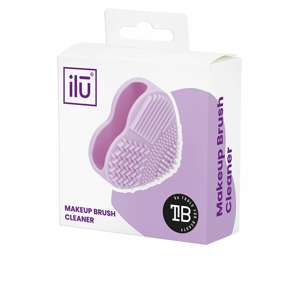 Make-up Brush Cleaner Ilū Brush Cleaner Heart Silicone (1 Unit) Ilū