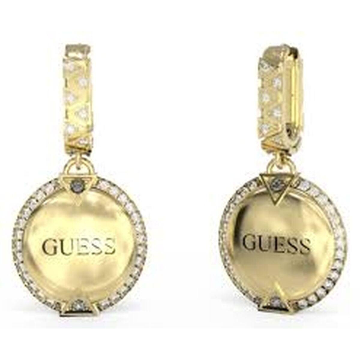 Ladies' Earrings Guess JUBE04051JWYGT-U Stainless steel Golden Guess