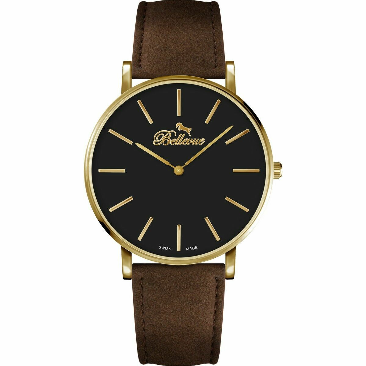 Men's Watch Bellevue 105267900000 Black (Ø 40 mm) Bellevue