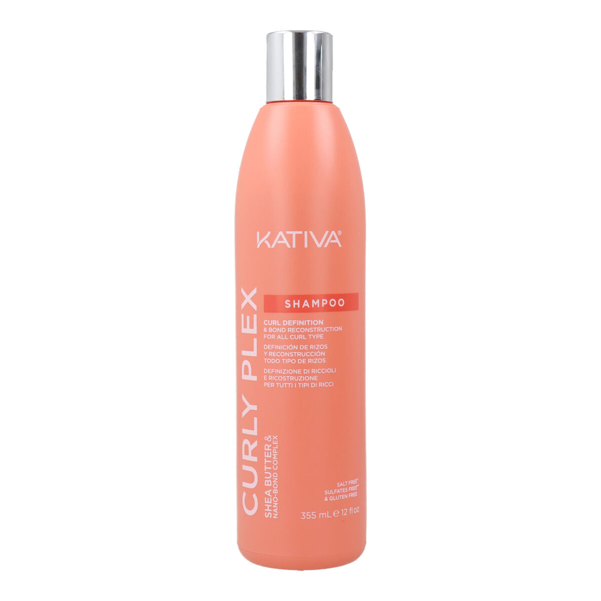 Shampoo for Curly Hair Kativa Curly Plex 355 ml