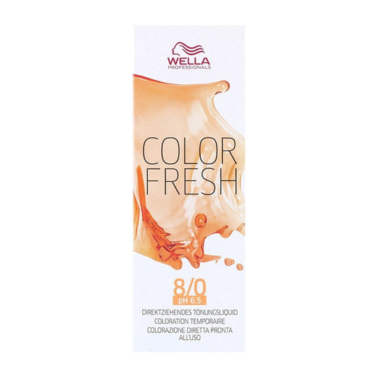 Semi-Permanent Tint Color Fresh Wella Color Fresh Nº 8/0 (75 ml) - byKim