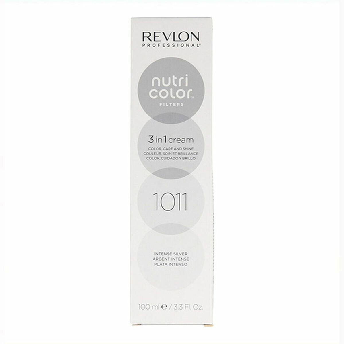 Permanent Colour Creme Revlon Nutri Color 3-in-1 1011 - Intense Silver Nº 1011 Intense Silver 100 ml Revlon