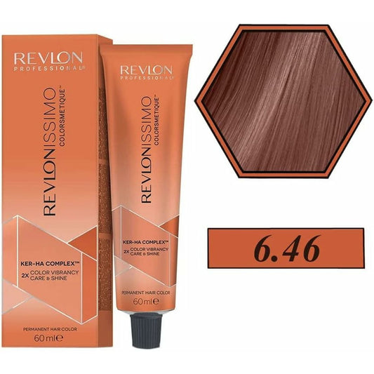 Permanent Dye Revlon Revlonissimo Colorsmetique Nº 6,46 60 ml Revlon