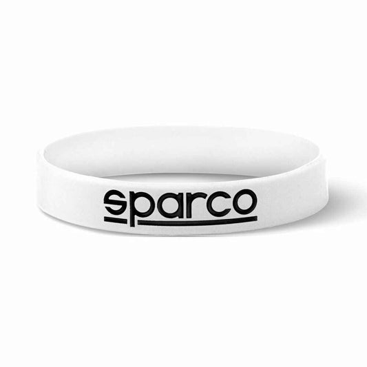 Men's Bracelet Sparco S099093BI10 Silicone 9 cm White (One size) (10 Units) Sparco