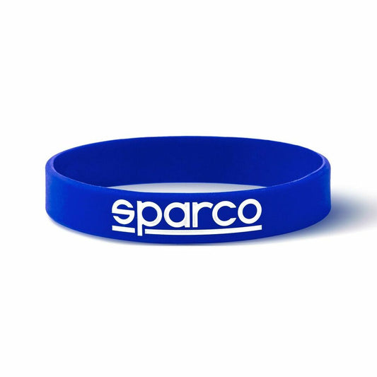 Men's Bracelet Sparco S099093BX10 Silicone 9 cm Blue (One size) (10 Units) Sparco