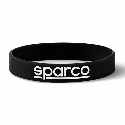 Men's Bracelet Sparco S099093NR10 Silicone 9 cm Black (One size) (10 Units) Sparco