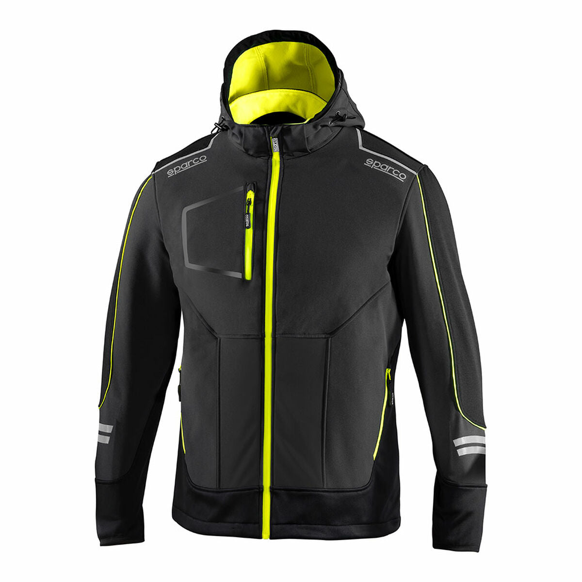 Men's Sports Jacket Sparco Tech Ndis Black Sparco