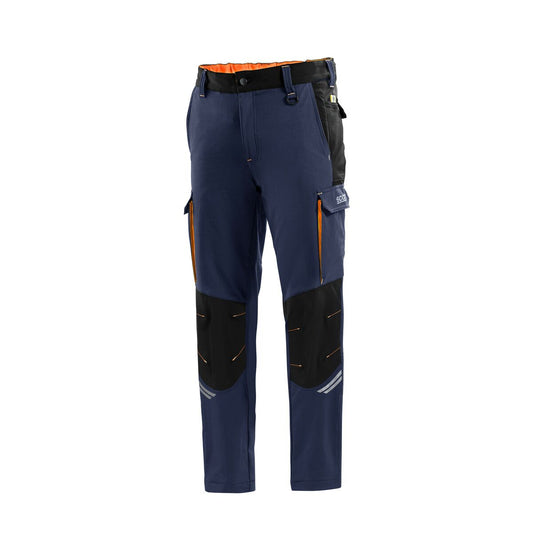 Long Sports Trousers Sparco Tech TW Dark blue Orange Sparco