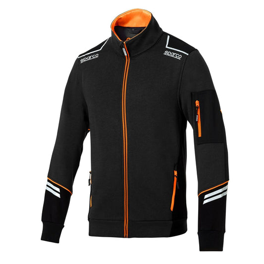 Men's Sports Jacket Sparco Black Orange Sparco