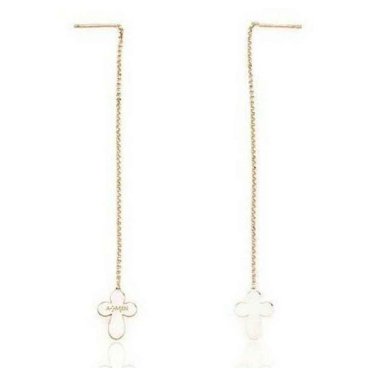 Ladies' Earrings Amen CROCE ROSE GOLD Amen