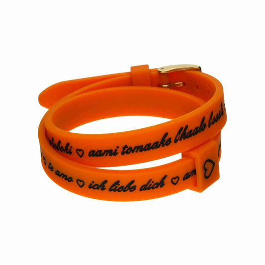 Ladies' Bracelet il mezzometro I LOVE YOU GOLD - BRACCIALE IN SILICONE/SILICONE BRACELET il mezzometro