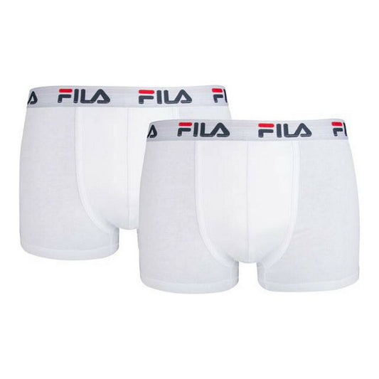 Men's Boxer Shorts Fila Sportswear White