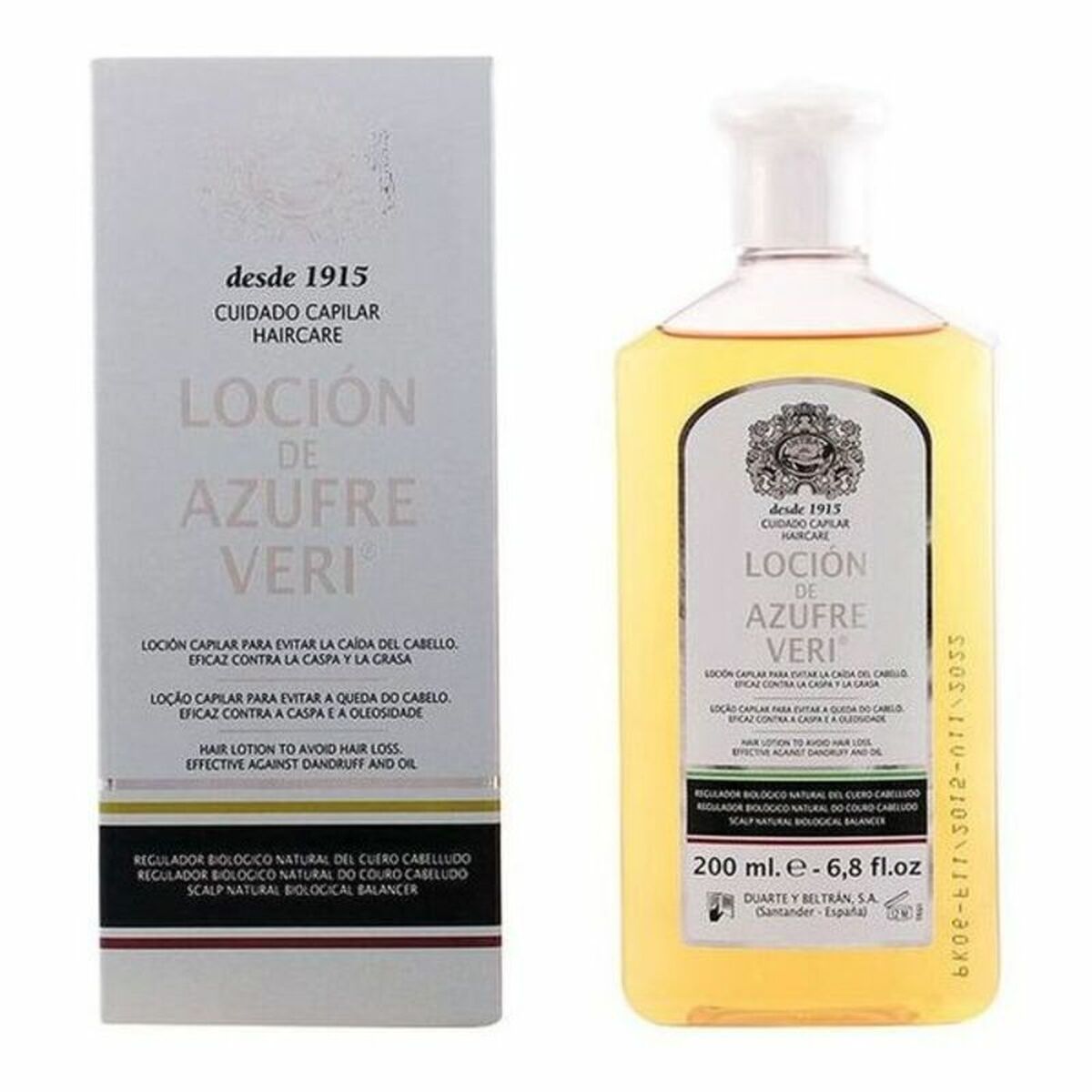 Anti-Hair Loss Lotion Azufre Veri Azufre Veri Azufre Veri