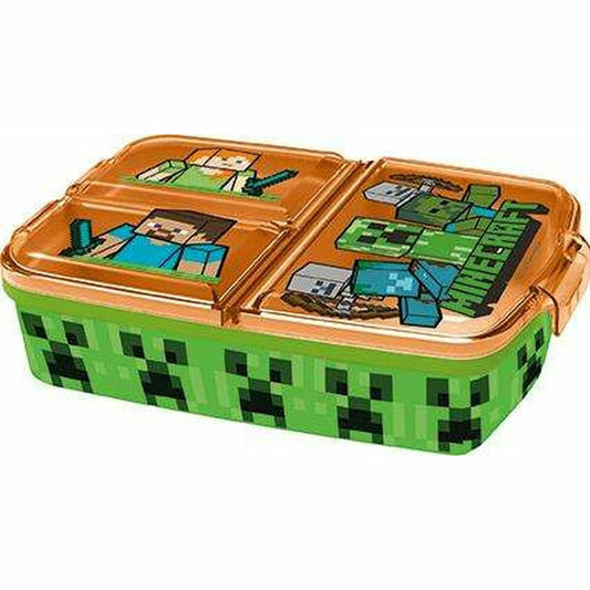 Compartment Lunchbox Minecraft 40420 polypropylene Minecraft