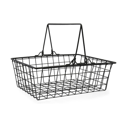 Wire Basket Quid Ebano Metal Steel 30 x 23 x 10,5 cm Quid